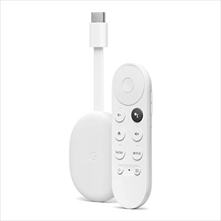 Google Chromecast HD With Google TV Snow