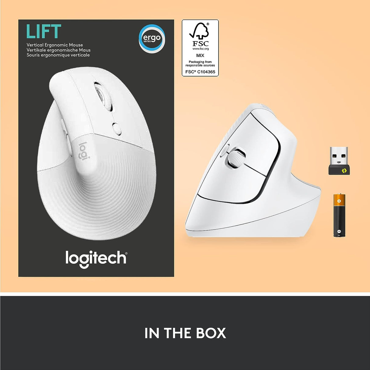 Logitech Lift Vertical Ergonomic Mouse