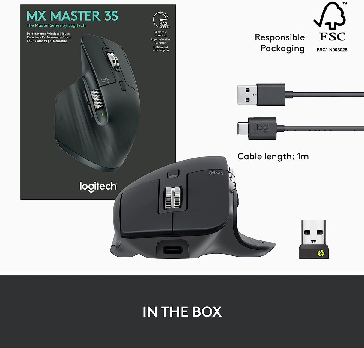 Logitech MX Master 3S Mouse