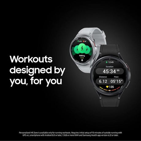 Samsung Galaxy Watch 6 Classic 47mm Bluetooth Smartwatch w/ Rotating Bezel, Fitness Tracker, Personalized HR Zones, Advanced Sleep Coaching, Heart Monitor, BIA Sensor, Black - DokanTech #