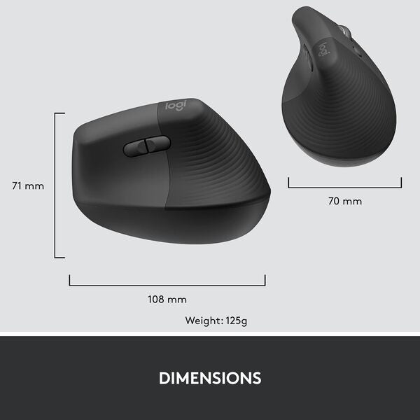 Logitech Lift Vertical Ergonomic Mouse