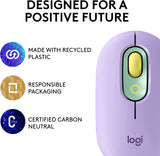 Logitech POP Mouse, Wireless Mouse with Customisable Emojis, SilentTouch Technology, Precision/Speed Scroll, Compact Design, Bluetooth, Multi-Device, OS Compatible - DokanTech #