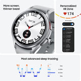 Samsung Galaxy Watch 6 Classic 47mm Bluetooth Smartwatch w/ Rotating Bezel, Fitness Tracker, Personalized HR Zones, Advanced Sleep Coaching, Heart Monitor, BIA Sensor, Black - DokanTech #