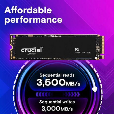 Crucial P3 PCIe M.2 2280 SSD - Dokantech