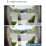 Eufy Video Doorbell Slim 1080p (Battery-Powered) With Mini Repeater