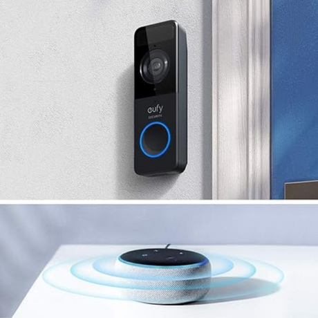 EUFY VIDEO DOORBELL SLIM 1080P (BATTERY-POWERED) WITH MINI REPEATER