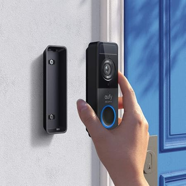 Eufy Video Doorbell Slim 1080p (Battery-Powered) With Mini Repeater