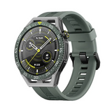 HUAWEI WATCH GT 3 SE AMOLED Grey Durable Polymer Fiber Watch Case - Green TPU Strap