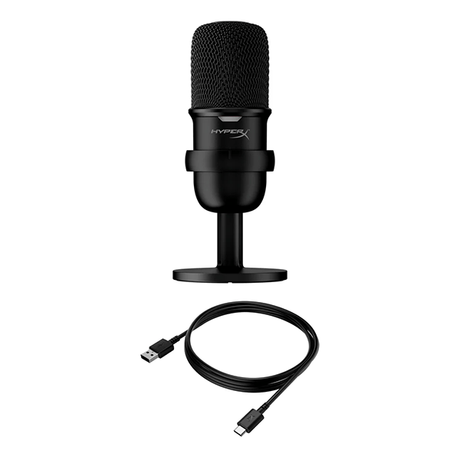 DokanTech_HyperX SoloCast – USB Condenser Gaming Microphone for PC, PS4, and Mac - Black - DokkanTech