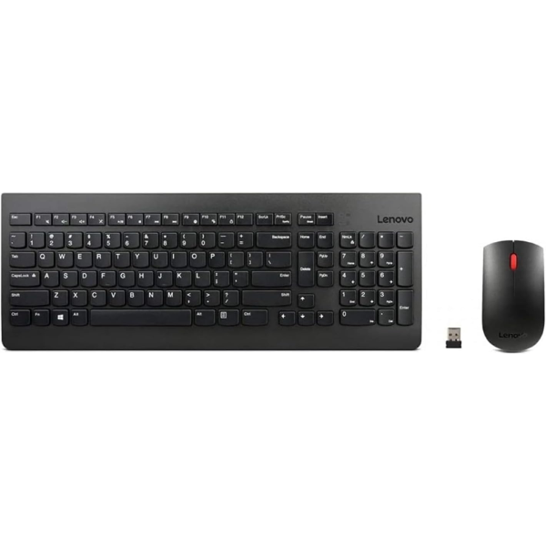 Lenovo 510 Wireless Combo Keyboard & Mouse - Arabic - Black-dokkantech