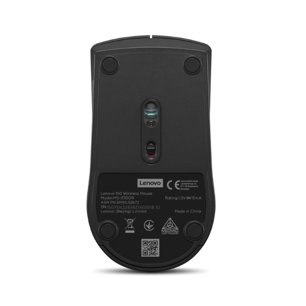 Lenovo 150 Wireless Mouse - Black - GY51L52638 - DokanTech #