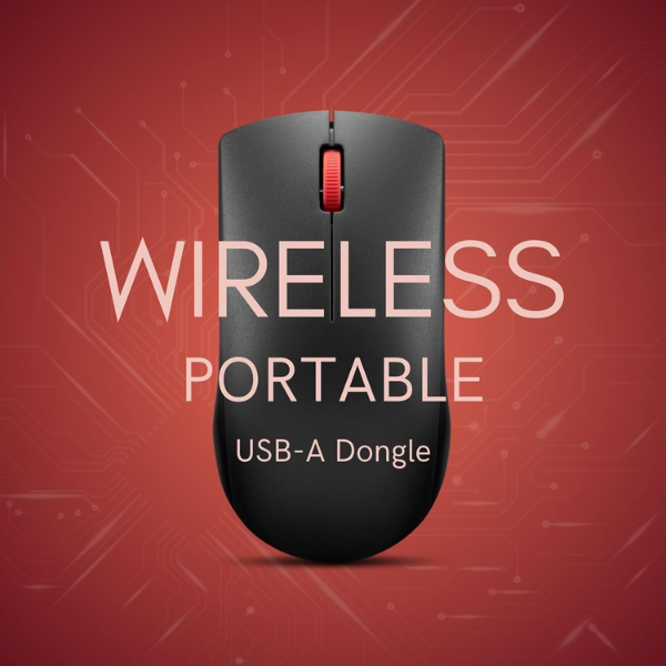 Lenovo 150 Wireless Mouse - Black - GY51L52638 - DokanTech #