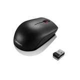 Lenovo 300 Wireless Compact Mouse, Black.