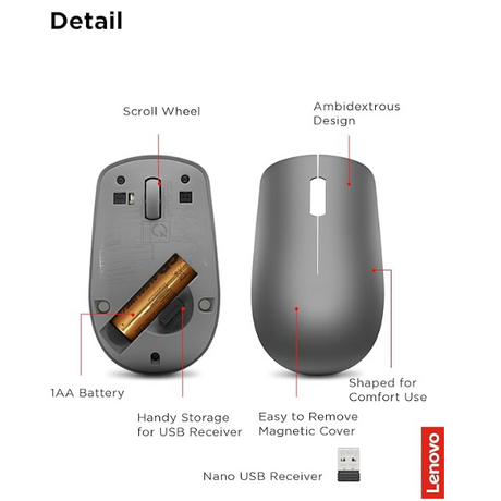 Lenovo 530 Wireless Mouse - DokanTech #