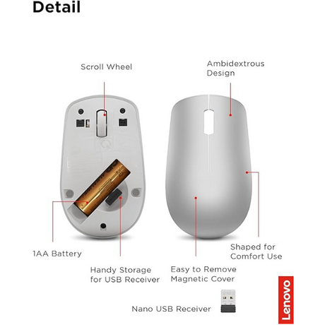 Lenovo 530 Wireless Mouse - DokanTech #