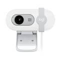 Logitech Brio 100 Full HD 1080p webcam with auto-light balance, integrated privacy shutter, and built-in mic