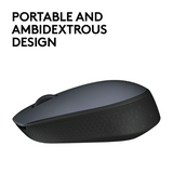 Logitech Wireless Mouse M171 – Global Black - Dokkantech