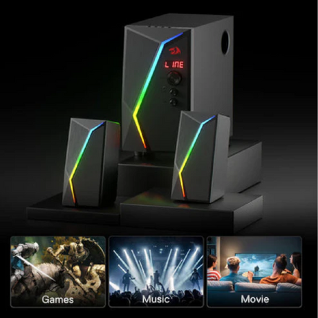 Redragon  Anvil GS520 Pro 2.1 Channel Gaming Speaker - Black