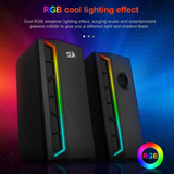 Redragon GS580 CALLIOPE RGB Desktop Gaming Speaker – 5W x 2.0 Channel – Classics Knob - DokanTech #