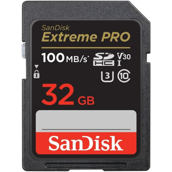 SanDisk Extreme Pro 32GB 100MB/s - SD - DokanTech #