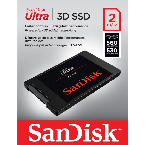 SanDisk Ultra 3D SATA III 2.5 Internal SSD