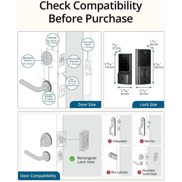 Eufy Security Smart Lock C210, Keyless Entry Door Lock - DokanTech #