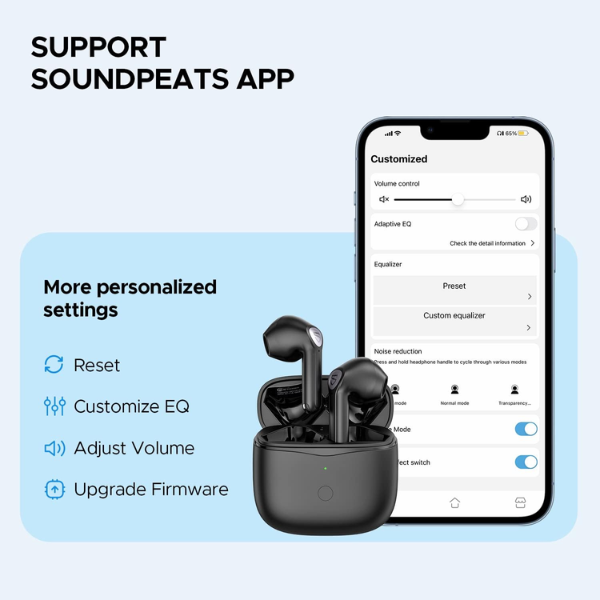 SoundPEATS Air3 Wireless Earbuds Mini Bluetooth V5.2 with Qualcomm QCC3040