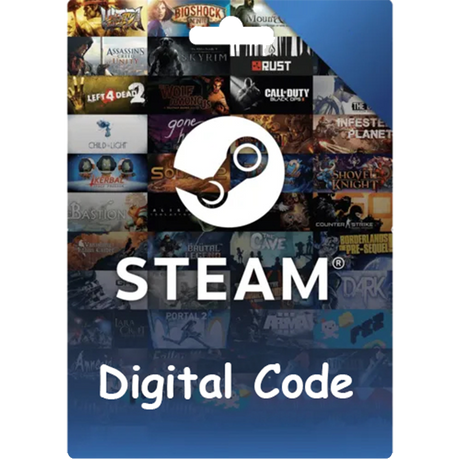 Steam Wallet Digital Gift Card - Digital Code - DokanTech #