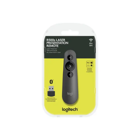 Logitech R500s LASER PRESENTATION REMOTE- - DokanTech #