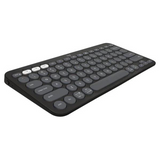 Logitech PEBBLE KEYS 2 K380s Slim, minimalist Bluetooth keyboard with customizable keys - Black