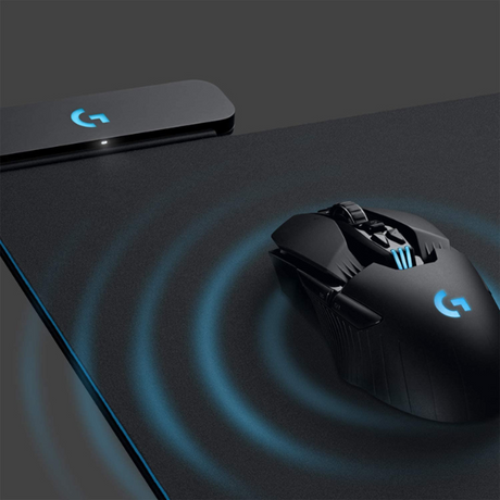 Logitech Powerplay Wireless Charging Gaming Mouse Pad - Black