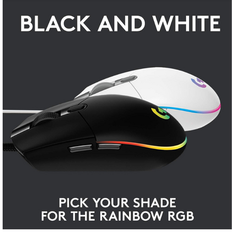 Logitech G102 Lightsync Wired Gaming Mouse with Customizable RGB - DokanTech #