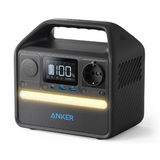 محطة طاقة محمولة Anker 521 PowerHouse، 256 وات في الساعة، 200 وات، A1720311 - أسود 