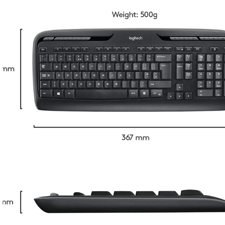 Logitech MK330 Wireless Keyboard & Mouse Combo easy to use - DokanTech #