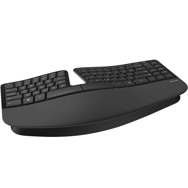 مايكروسوفت L5V-00006 لوحة مفاتيح وماوس سطح المكتب Sculpt Ergonomic _أسود