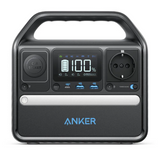 محطة طاقة محمولة Anker 521 PowerHouse، 256 وات في الساعة، 200 وات، A1720311 - أسود 