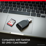 بطاقة ذاكرة SanDisk Ultra SDXC سعة 64 جيجابايت بسرعة 140 ميجابايت/ثانية، C10، U1، دقة Full HD