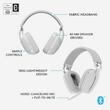 Logitech Zone Vibe 100 Bluetooth Headset with Noise-Cancelling Microphone - DokanTech #