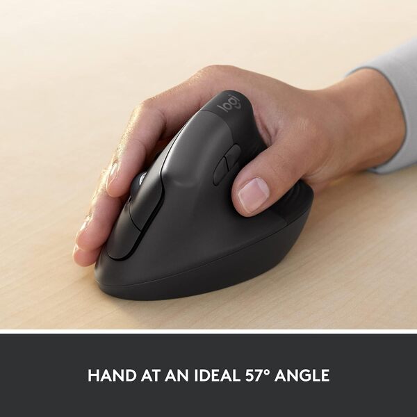 Logitech Lift Vertical Ergonomic Mouse  (Business)