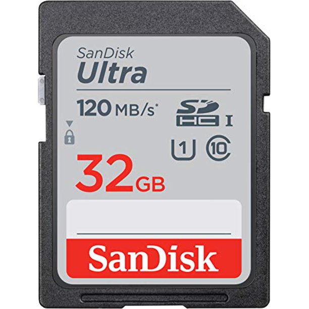 SanDisk Ultra SD 32GB 120MB/s - SD - DokanTech #