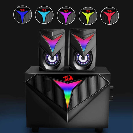 Redragon GS700 Toccata RGB 2.1 Gaming Subwoofer Speakers - DokanTech #