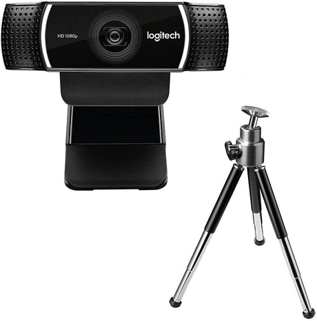 Logitech C922 Pro Stream Full HD Webcam with Mic and Adjustable Tripod - DokanTech #