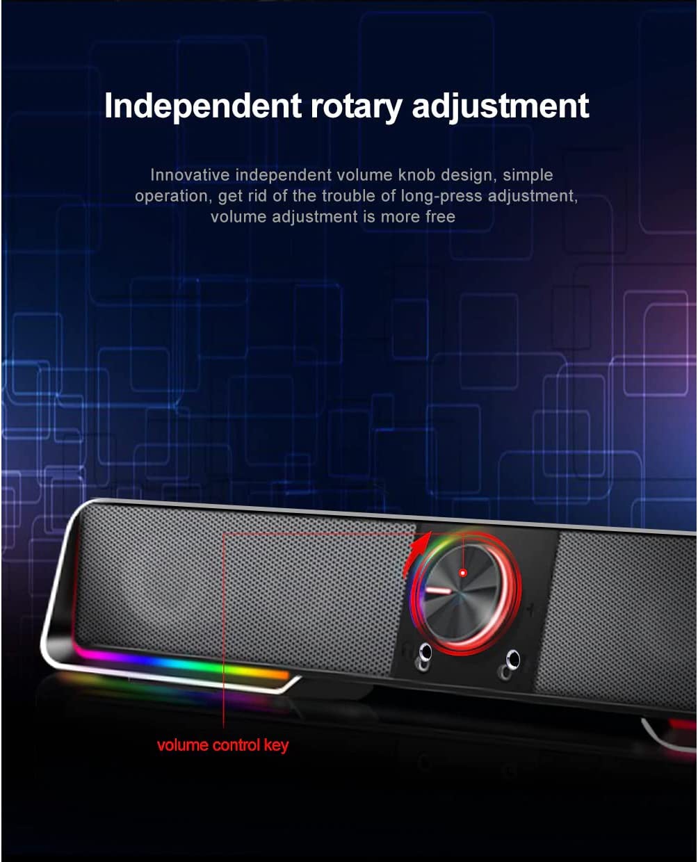 Redragon GS570 Darknets RGB Wireless Gaming Sound Bar