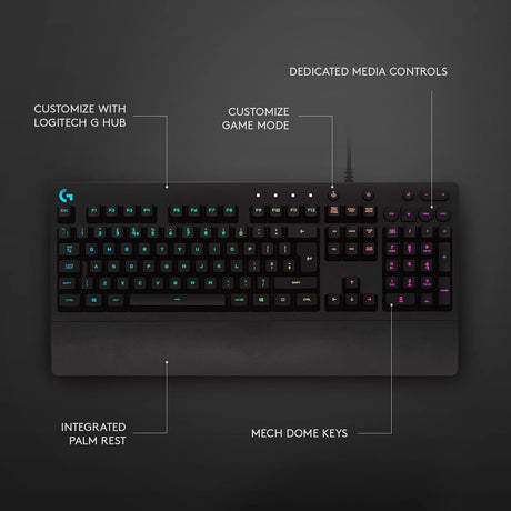 Logitech G213 PRODIGY RGB Gaming Keyboard - DokanTech #