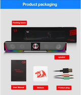 Redragon GS570 Darknets RGB Wireless Gaming Sound Bar