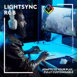 ماوس ضوئي لاسلكي من لوجيتك G502 X PLUS LIGHTSPEED مع مفاتيح LIGHTFORCE الهجينة، LIGHTSYNC RGB، مستشعر ألعاب HERO 25K - أسود