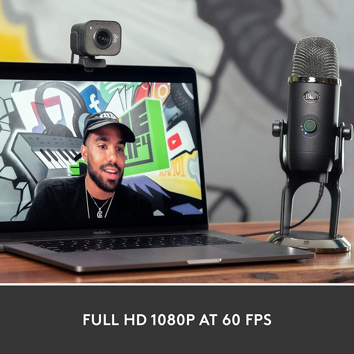 Logitech StreamCam - كاميرا ويب عالية الدقة 1080 بكسل 