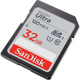 SanDisk Ultra SD 32GB 120MB/s - SD - DokanTech #