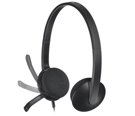 Logitech H340 Stereo USB Headset - Black - DokanTech #