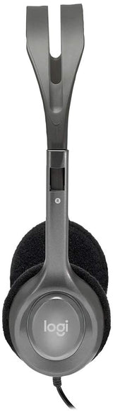 Logitech H110 Stereo Headset - Black - DokanTech #